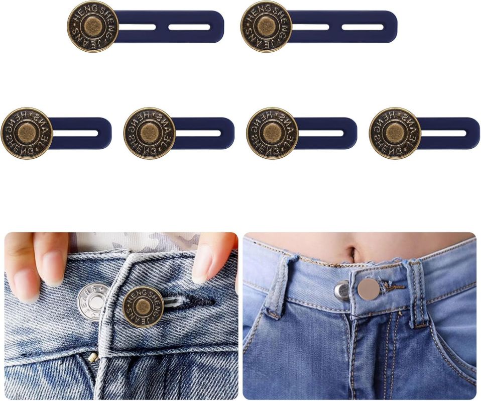 Pants Extender Button for Women Men, Jean Button Extender??6pcs??